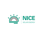 Nice solar energy logo